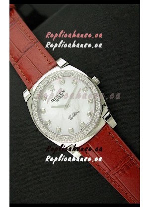 Rolex Cellini Japanese Replica Watch in Diamond Hour Markers
