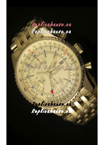 Breitling Navitimer World GMT - 1:1 Mirror Ultimate Edition White Dial