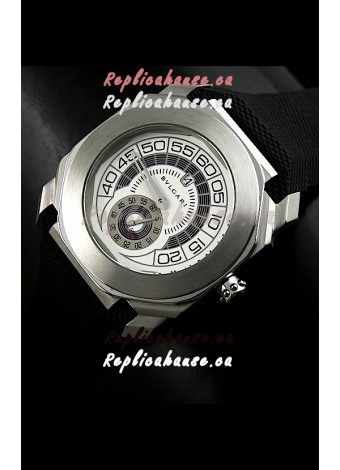 Bvlgari Gerald Genta Swiss Replica Watch in White Dial