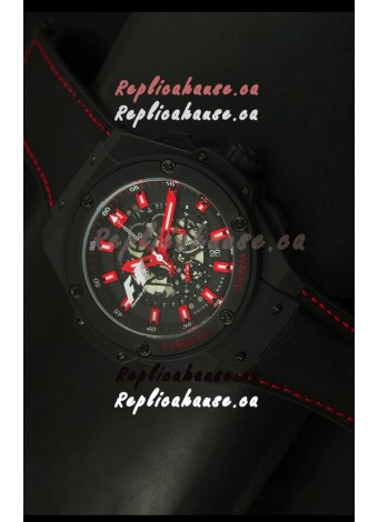 Hublot Big Bang King F1 MONZA Edition PVD Swiss Quartz Watch 45MM