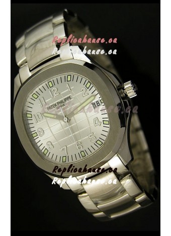 Patek Philippe 5167 Aquanaut Jumbo Swiss Replica Watch - 1:1 Mirror Replica White Dial
