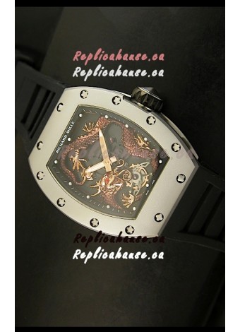 Richard Mille RM057 Tourbillon Jackie Chan Swiss Replica Watch in Titanium Case
