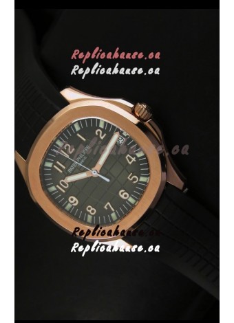 Patek Philippe Aquanaut Rose Gold in Grey Dial Watch - 1:1 Mirror Replica