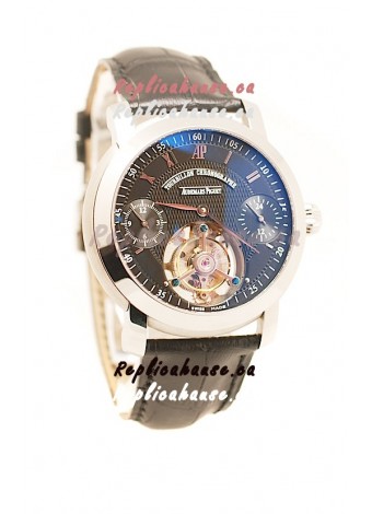 Audemars Piguet Jules Audemars Tourbillon Chronograph Swiss Watch in Black