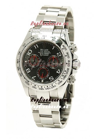 Rolex Daytona Cosmograph 2011 Edition Swiss Replica Watch in Black Dial