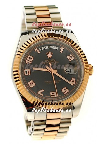 Rolex Day Date Two Tone Swiss Replica Watch 