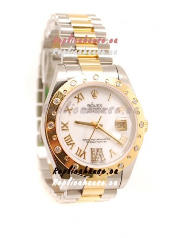 Rolex Datejust Mens Replica Two Tone Watch