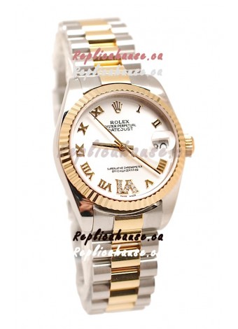 Rolex Oyster Perpetual Datejust Diamonds VI Swiss Replica Watch -36MM