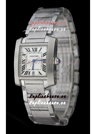 Cartier Tank Fracaise Swiss Replica Automatic Watch Ladies Size