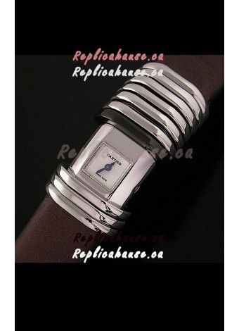 Cartier De Cartier Swiss Replica Watch in White Dial