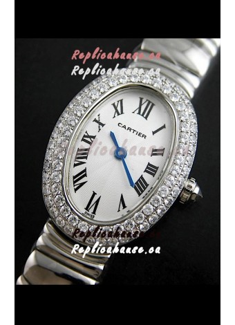Cartier Ellipse Ladies Replica Watch in White Dial