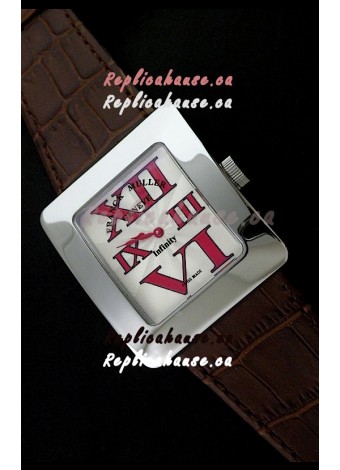 Franck Muller Geneve Infinity Japanese Special Watch in Red Markers
