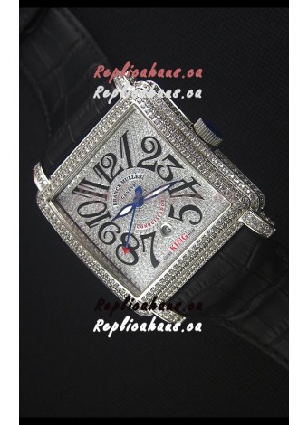 Franck Muller Conquistador King Automatic Swiss Replica Watch in Stainless Steel
