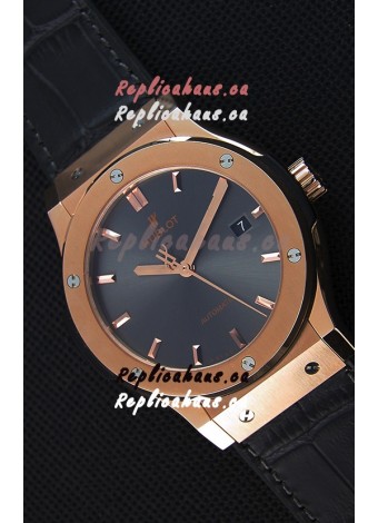 Hublot Classic Fusion Racing Grey King Gold Swiss Replica Watch - 1:1 Mirror Replica