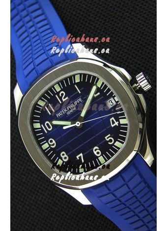 Patek Philippe Aquanaut 5168G-001 Swiss Replica Watch Blue Dial - 1:1 Mirror Edition 