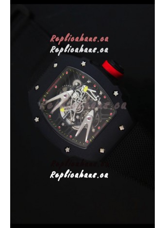 Richard Mille RM027 Tourbillon Rafael Nadal Edition Swiss Watch in PVD Casing