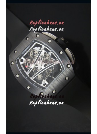 Richard Mille RM061 Ceramic Case Swiss Black and White Bezel Replica Watch