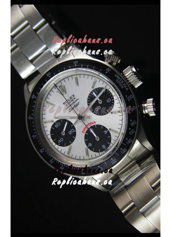 Rolex Daytona Vintage 6263 for CARTIER Edition Swiss Replica Watch with Black Bezel