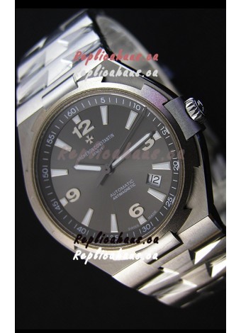 Vacheron Constantin Overseas Grey Dial Swiss Replica Watch 