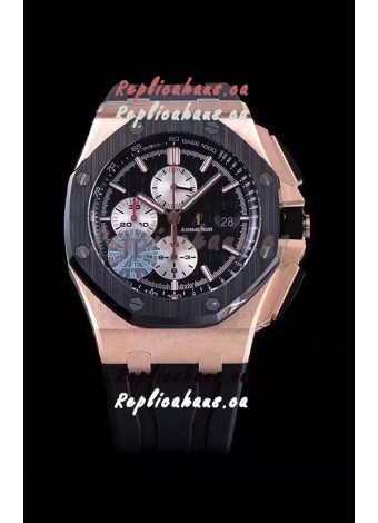 Audemars Piguet Royal Oak Offshore 44MM Pink Gold 1:1 Mirror 904L Steel Watch