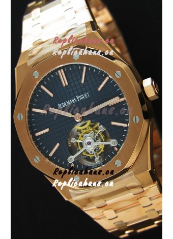 Audemars Piguet Royal Oak Tourbillon 41mm Extra-Thin Dark Blue Dial Watch 