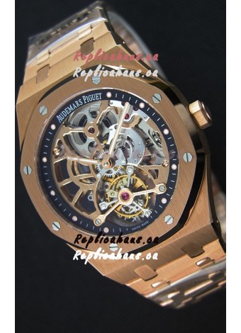 Audemars Piguet Royal Oak Tourbillon Extra-Thin Openworked Rose Gold Watch