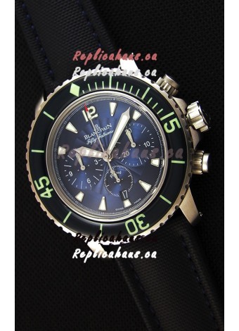 Blancpain Blancpain Fifty Fathoms Chronograph Flyback Blue 1:1 Mirror Replica Watch