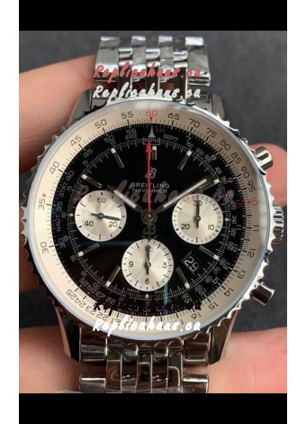 Breitling Navitimer 1 B01 Chronograph Edition 43MM - Black Dial 904L 1:1 Mirror Replica Watch