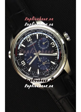 Jaeger-LeCoultre Polaris Geographic Steel Case Swiss Replica Watch - 904847J