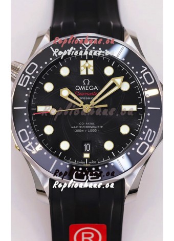 Omega Seamaster James Bond Black Swiss 904L Steel 1:1 Mirror Replica Watch