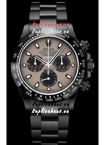 Rolex Daytona Blaken 1:1 Swiss Mirror Replica Grey Dial Cal.4130 Movement (WITH BOX) 