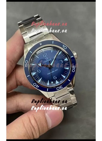 Omega Seamaster 300 "Summer Blue" 1:1 Mirror Swiss Replica Watch