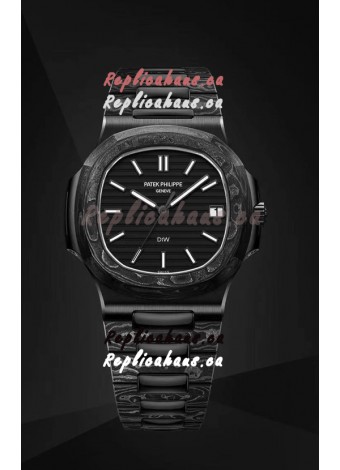 Patek Philippe Nautilus 5711 DiW Edition Ceramic/Carbon 1:1 Mirror Swiss Replica Watch