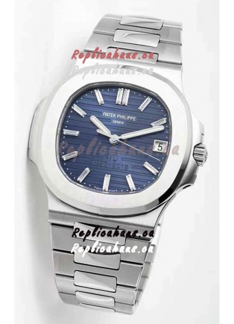 Patek Philippe Nautilus 5711 50th Anniverasy Edition 1:1 Mirror Watch in Blue Dial 904L Steel 
