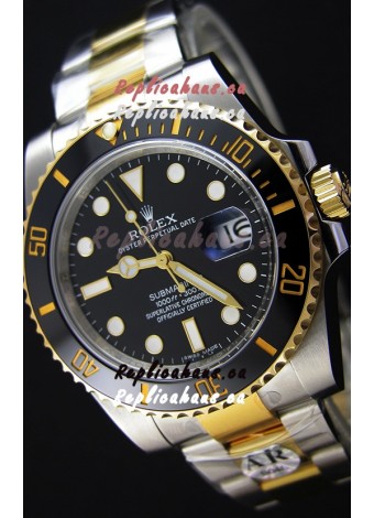 Rolex Submariner Date Ceramic Two Tone 116613 - Replica 1:1 Mirror - Ultimate 904L Steel Watch 