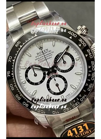 Rolex Cosmograph Daytona M126500LN White Dial Cal.4131 Movement - 904L Steel Watch