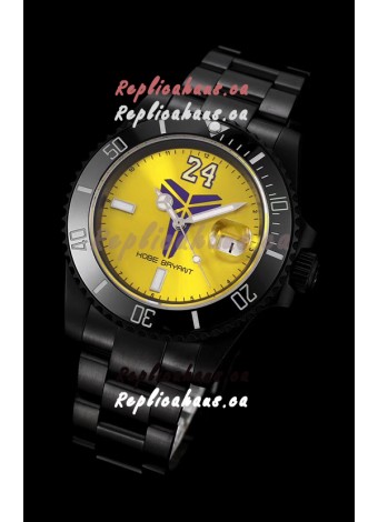 Rolex Submariner Swiss Kobe Bryant Edition Swiss Replica Watch in PVD Coated Case