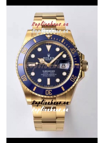 Rolex Submariner 41MM Date Ceramic Gold m126618lb - Replica 1:1 Mirror - Ultimate 904L Steel Watch