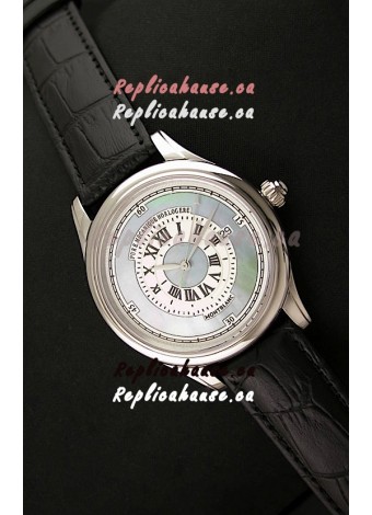 Montblanc Pure Mechanique Horlogere Swiss Replica Watch in Mop Blue Dial