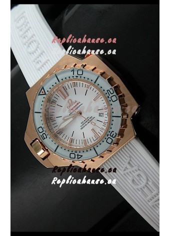 Omega Seamaster Ploprof Swiss Watch in Pink Gold Case