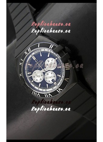 Omega Double Eagle Chronograph PVD Black Watch