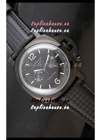 Panerai Luminor FlyBack 1950 Watch in Black PVD