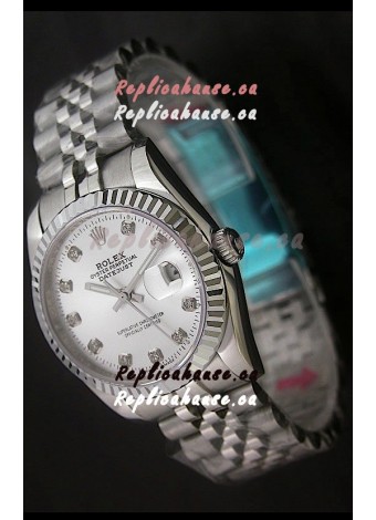 Rolex Datejust Oyster Perpetual Superlative ChronoMeter Japanese Replica Watch in Diamond Markers