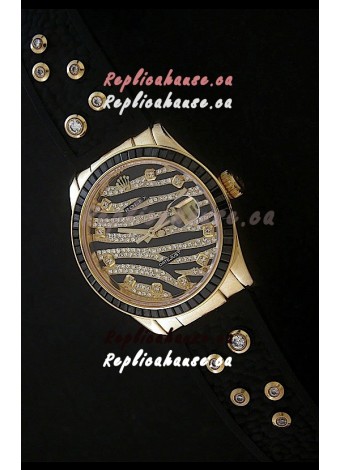 Rolex DateJust Gold Diamond Swiss Replica Watch