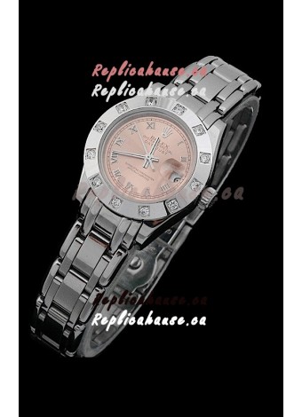 Rolex Datejust Ladies Swiss Replica Ladies Watch in Champagne Dial