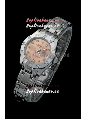 Rolex Datejust Ladies Swiss Replica Ladies Watch in Brown Dial