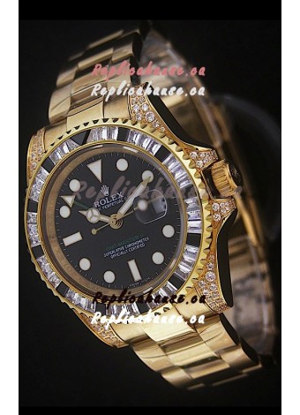 Rolex GMT Master II Swiss Replica Gold Watch