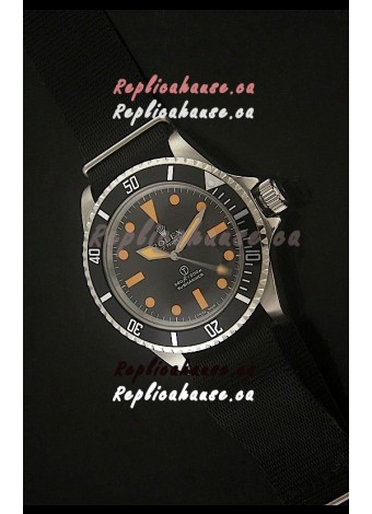 Rolex Vintage Submariner Swiss Replica Watch in Orange Markers