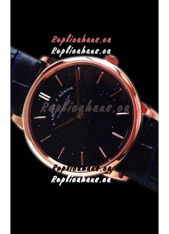 A.Lange Sohne Saxonia Thin Pink Gold Swiss Replica Watch