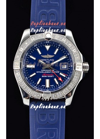 Breitling Avenger II Steel GMT Swiss Watch 1:1 Ultimate Edition - Blue Dial